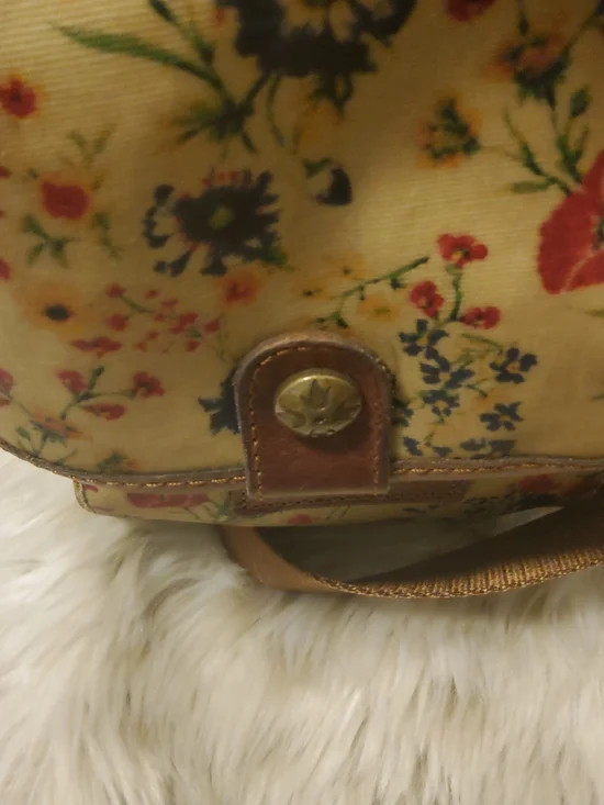 Patricia Nash Floral Canvas Backpack VGUC~EUC - Picture 4 of 15